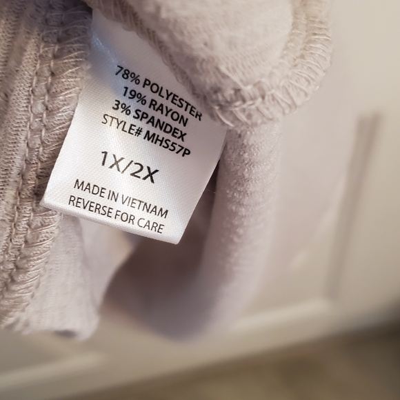 Andree Oversized Waffle Knit Top - Taupe Beige - Picture 4 of 6